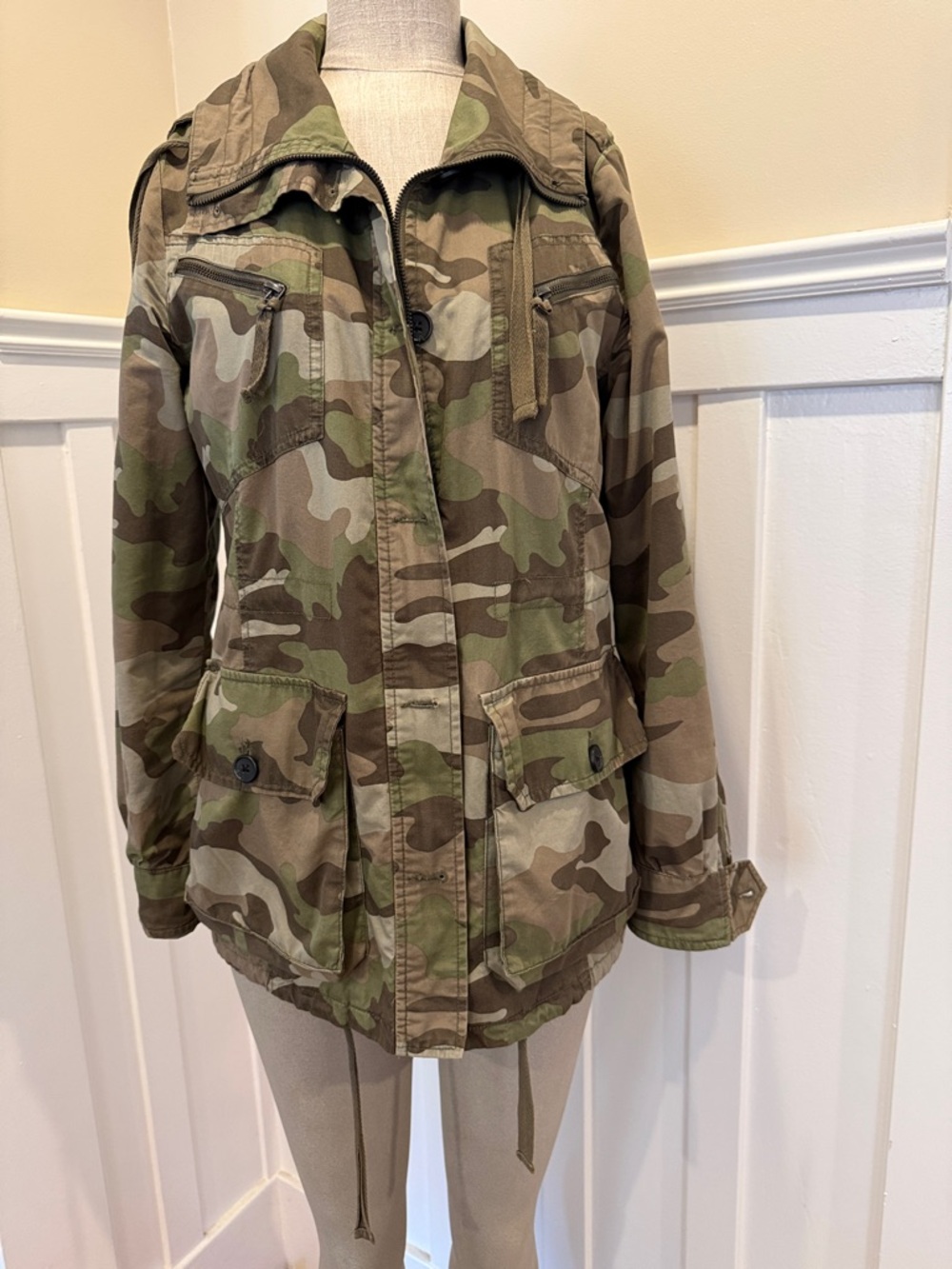 Barney’s New York camo jacket
